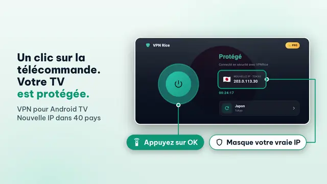 VPNRice pour Android TV