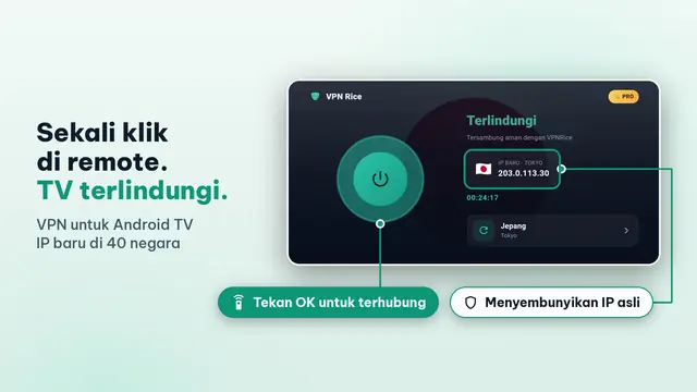 VPNRice untuk Android TV
