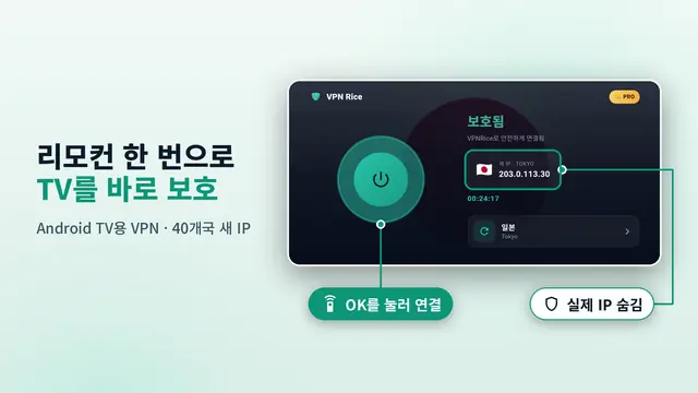 Android TV용 VPNRice