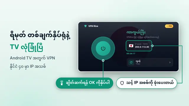 Android TV အတွက် VPNRice