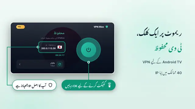 Android TV کے لیے VPNRice