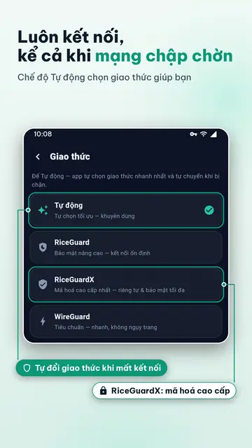 VPNRice cho iPhone & iPad